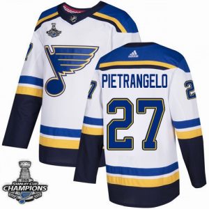 Blues Alex Pietrangelo Weiß 2019 Stanley Cup Champion